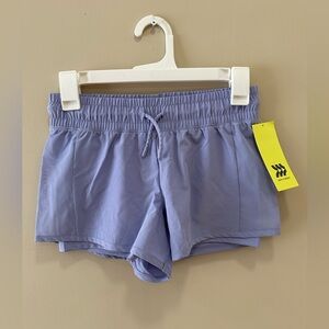 All in motion Girls Purple athletic Shorts size L (10/12).
